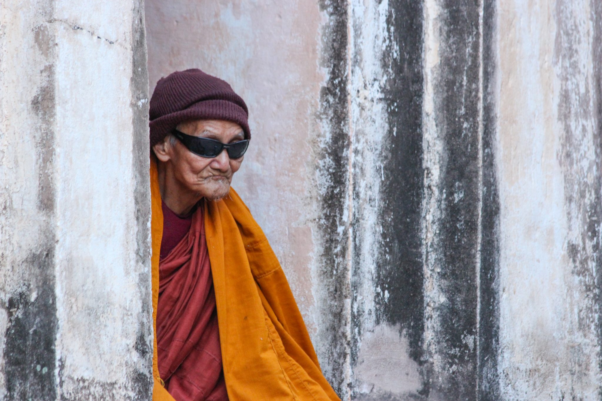 Monk, Shwedagon Pagoda, Yangon, Myanmar