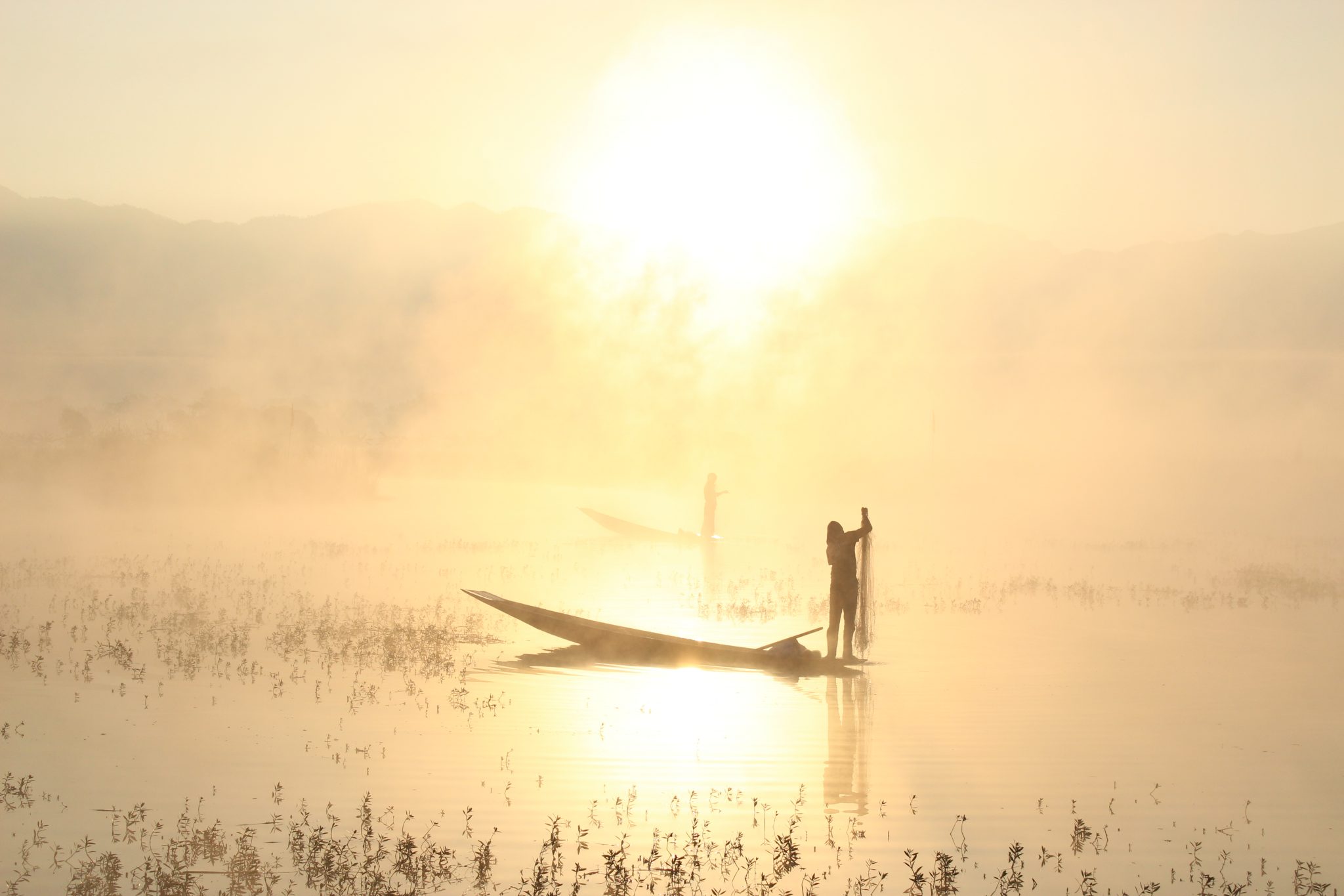 Fishermen, Nyaungshwe, Myanmar