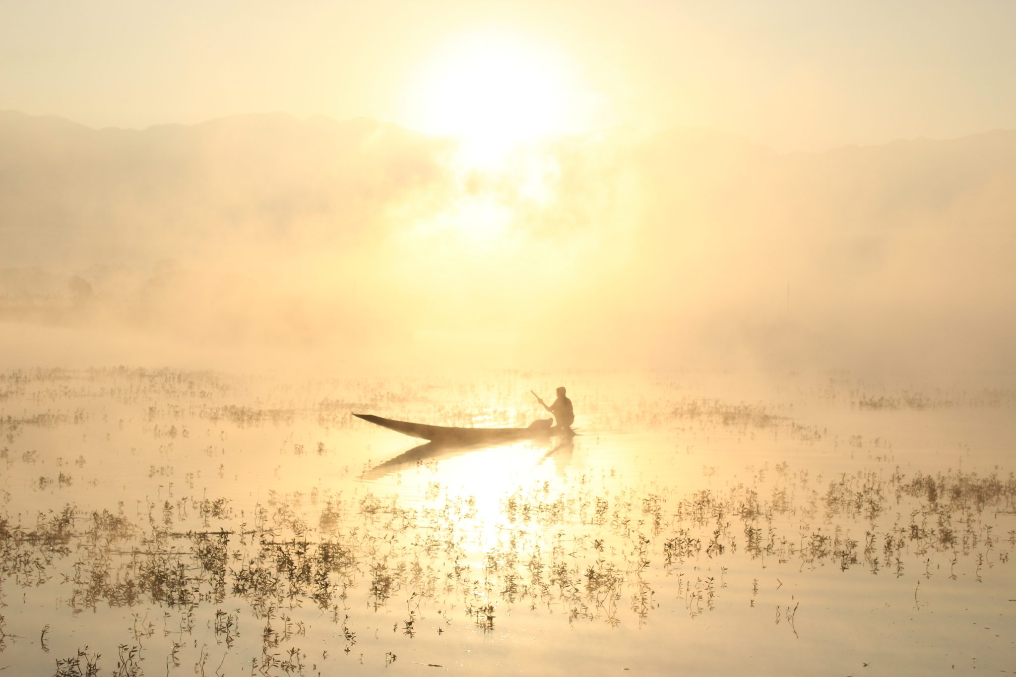 Fisherman, Nyaungshwe, Myanmar