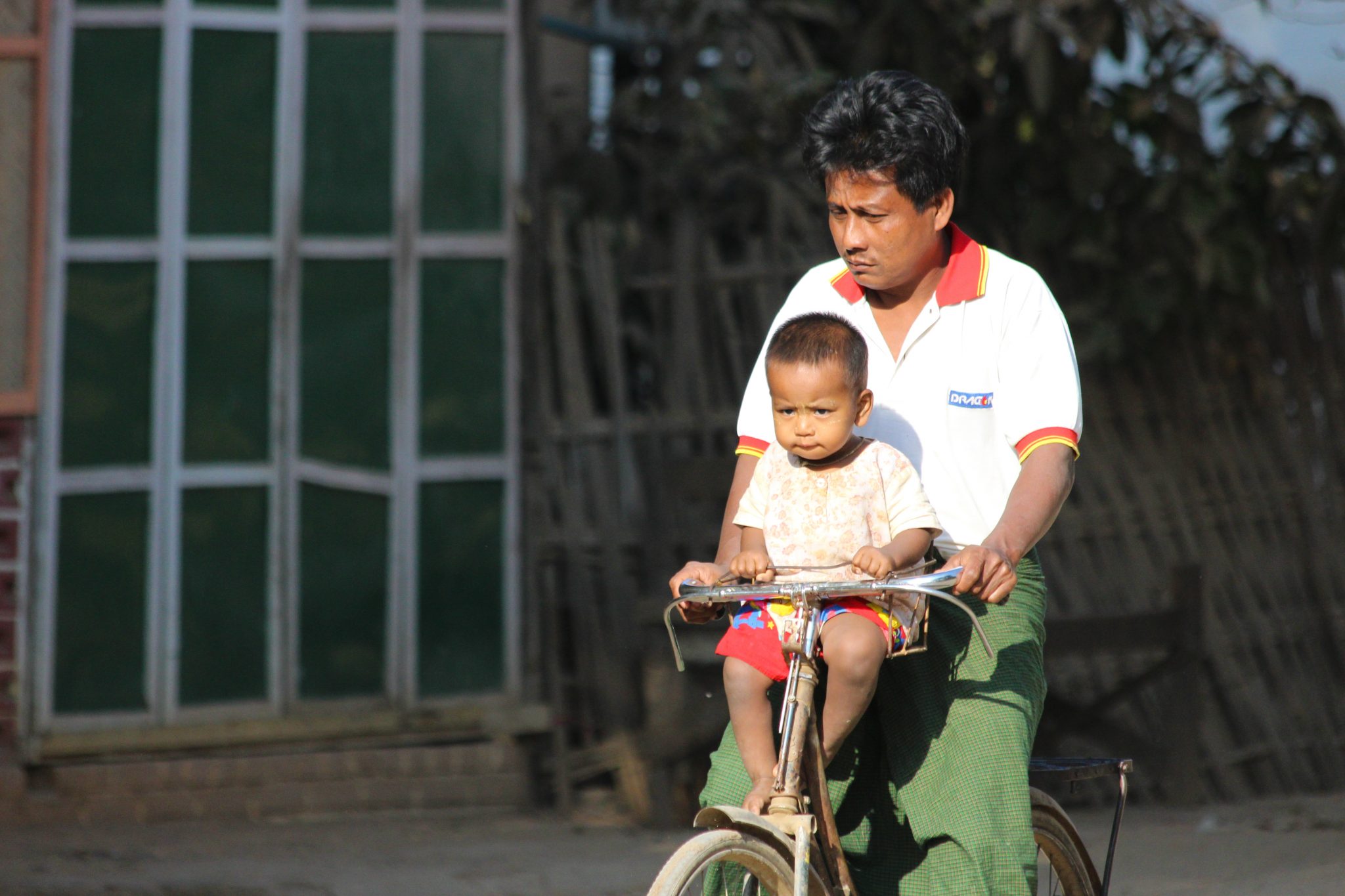 Local man and child, Bagan, Myanmar