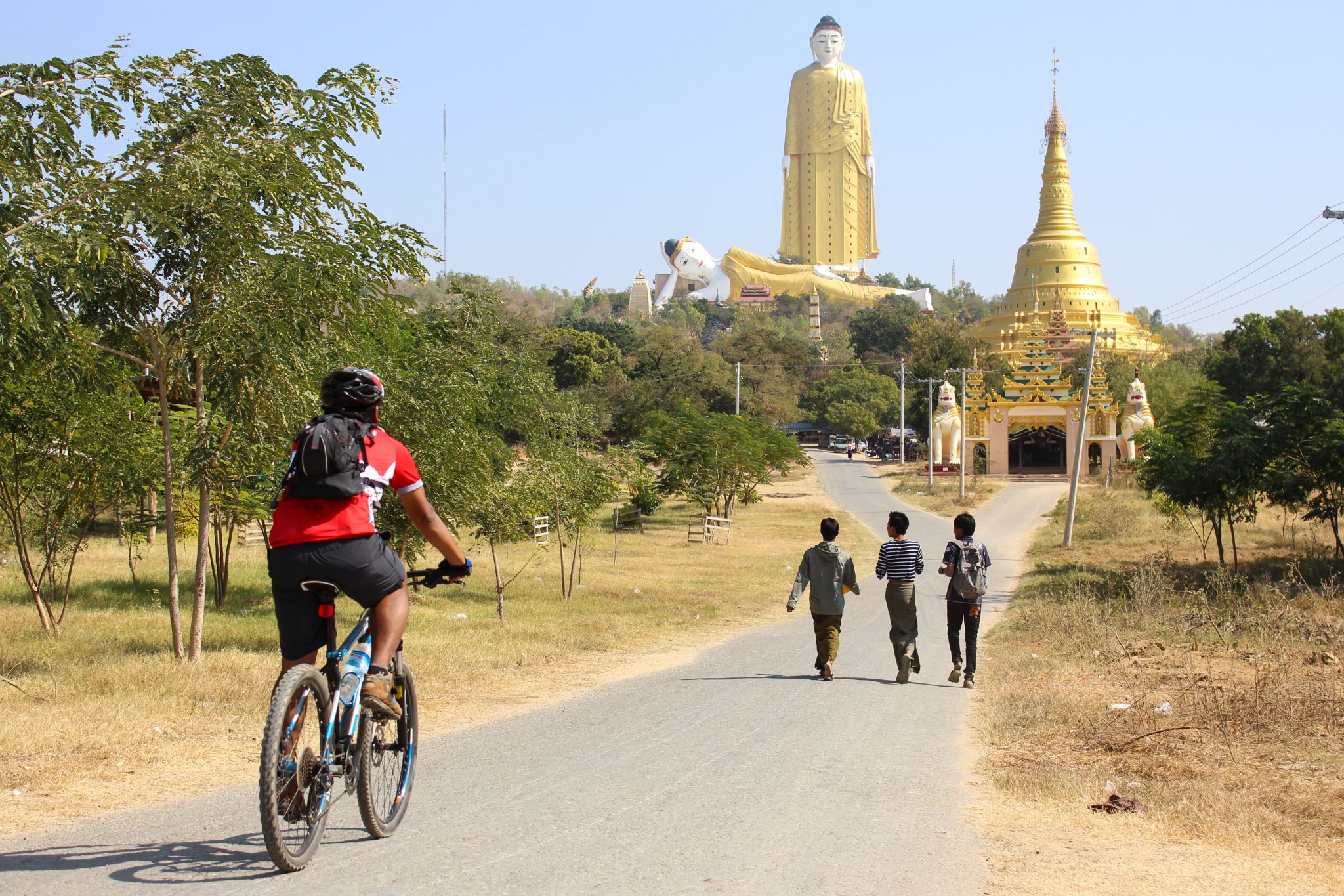 Cyclist, Monywa, Myanmar