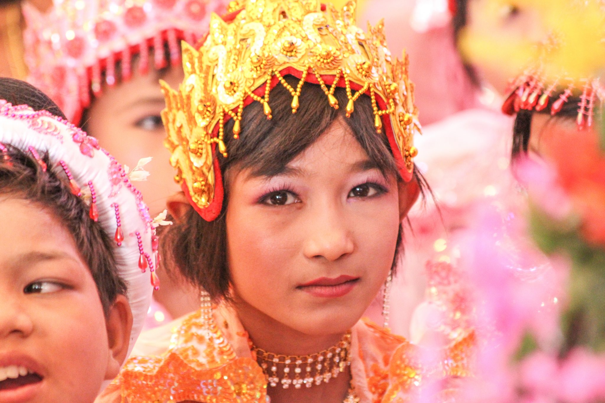 Young girl, Mingun, Myanmar