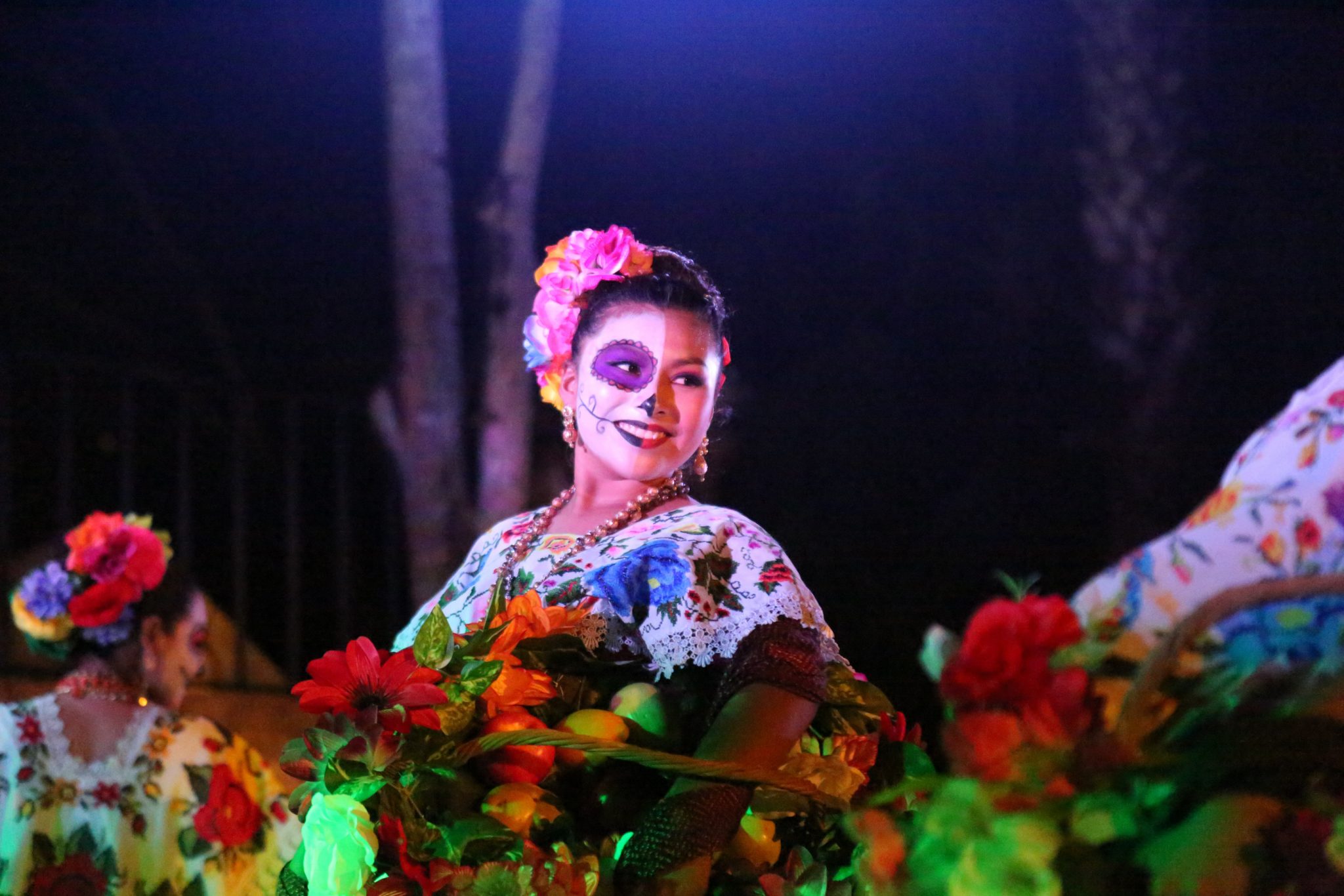 Day of the Dead dancer, Quintana Roo, Mexico