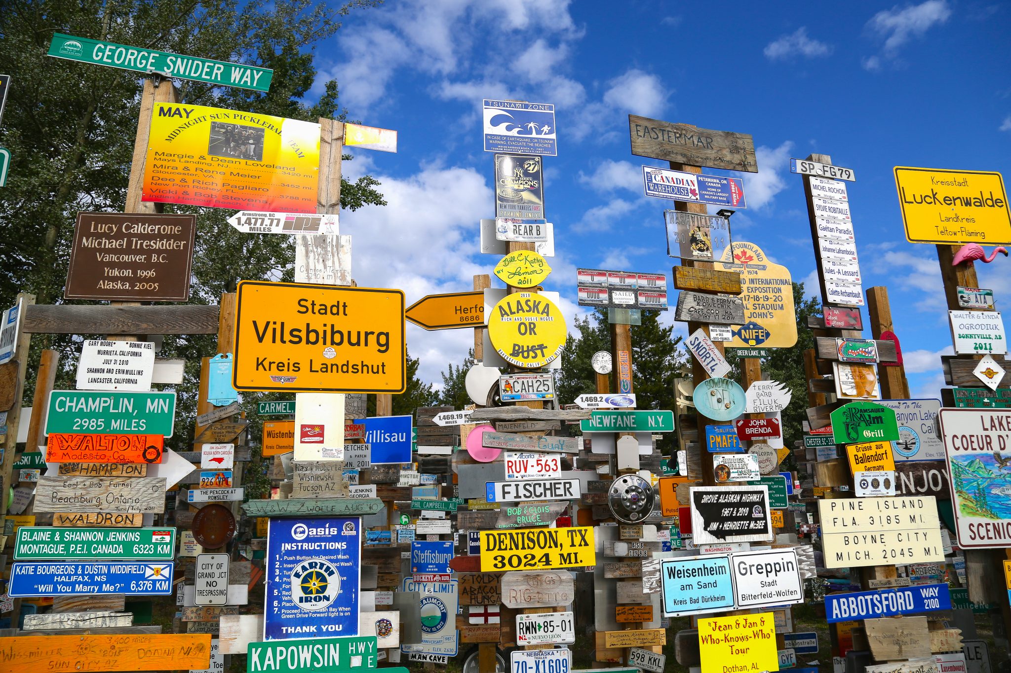 Signpost Forest, Watson Lake, Yukon, Canada