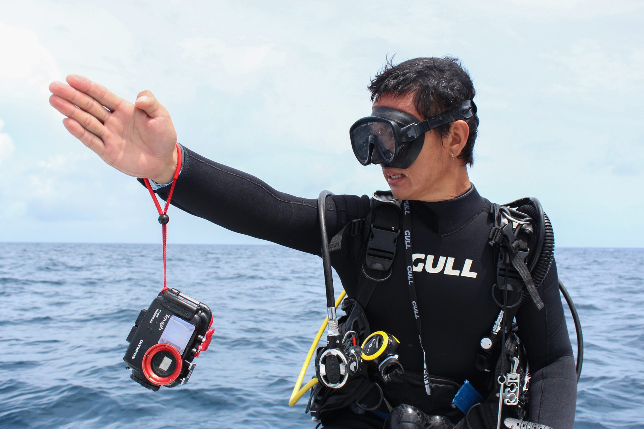 Dive instructor, Ishigaki, Japan