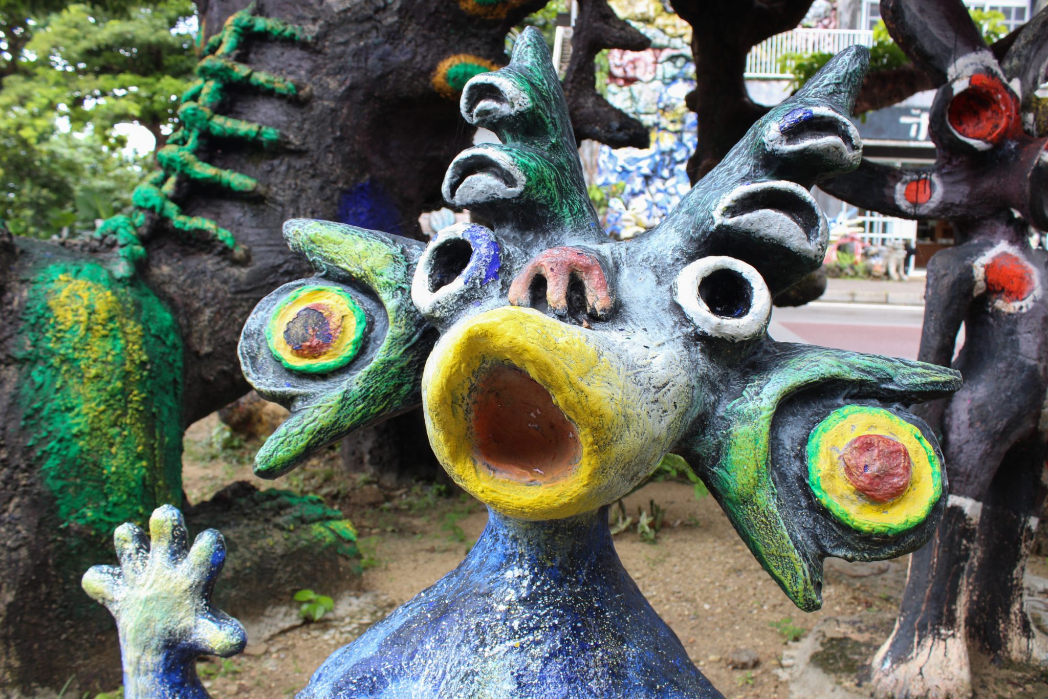 Sculpture, Ishigaki, Okinawa, Japan