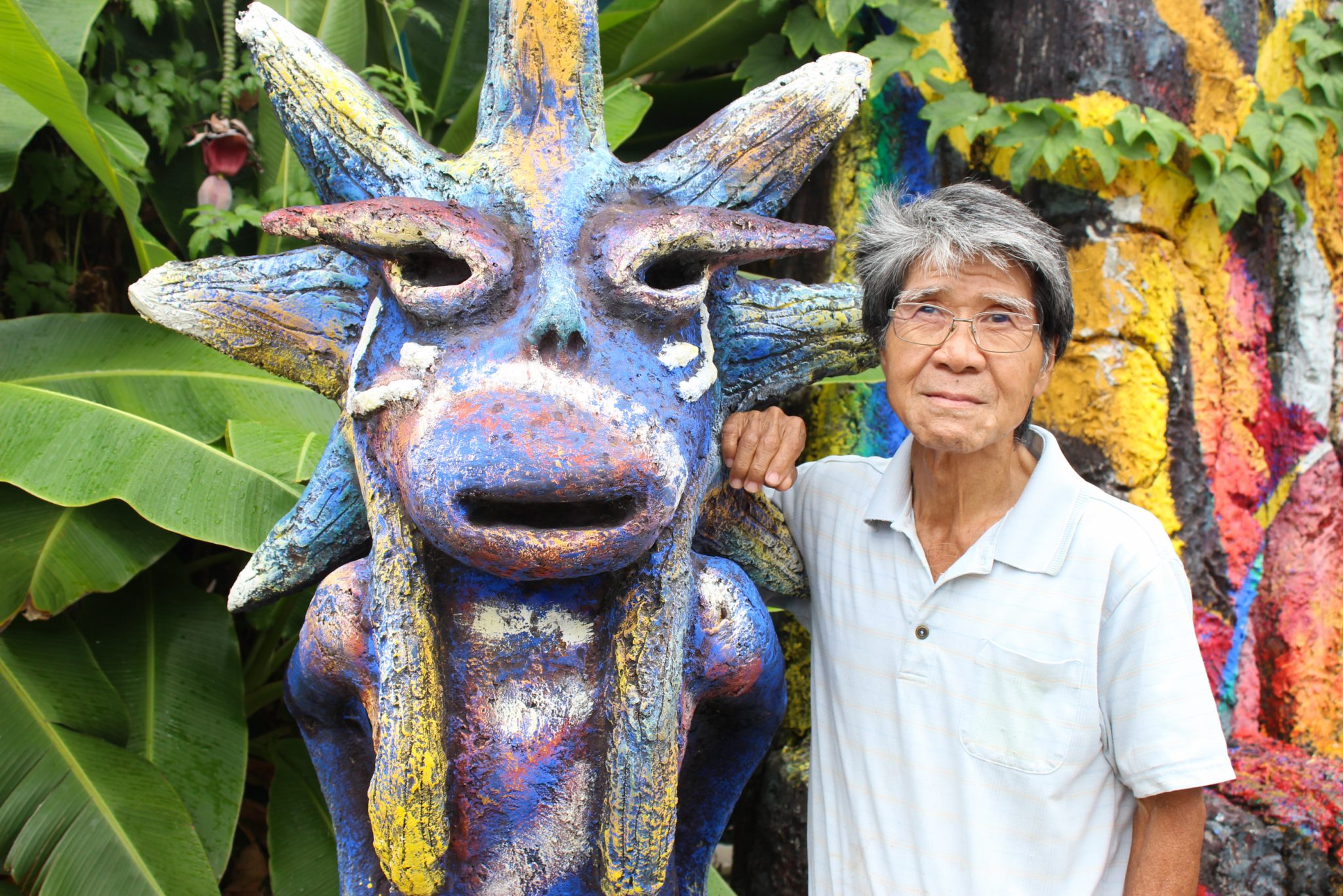 Artist Hisashi Katsuren, Ishigaki, Okinawa, Japan