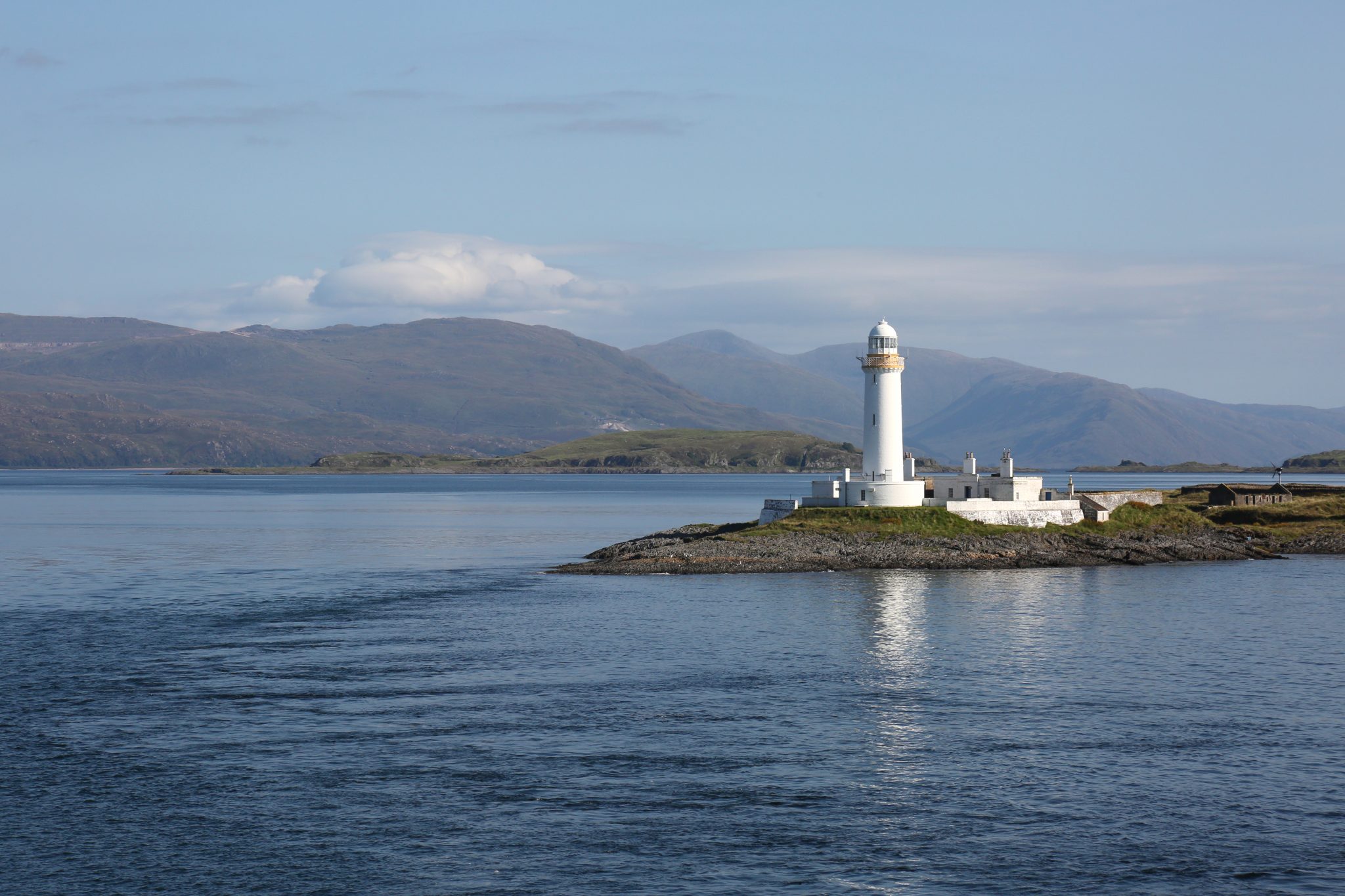 Eilean Musdile lighthouse, Inner Hebrides, Scotland