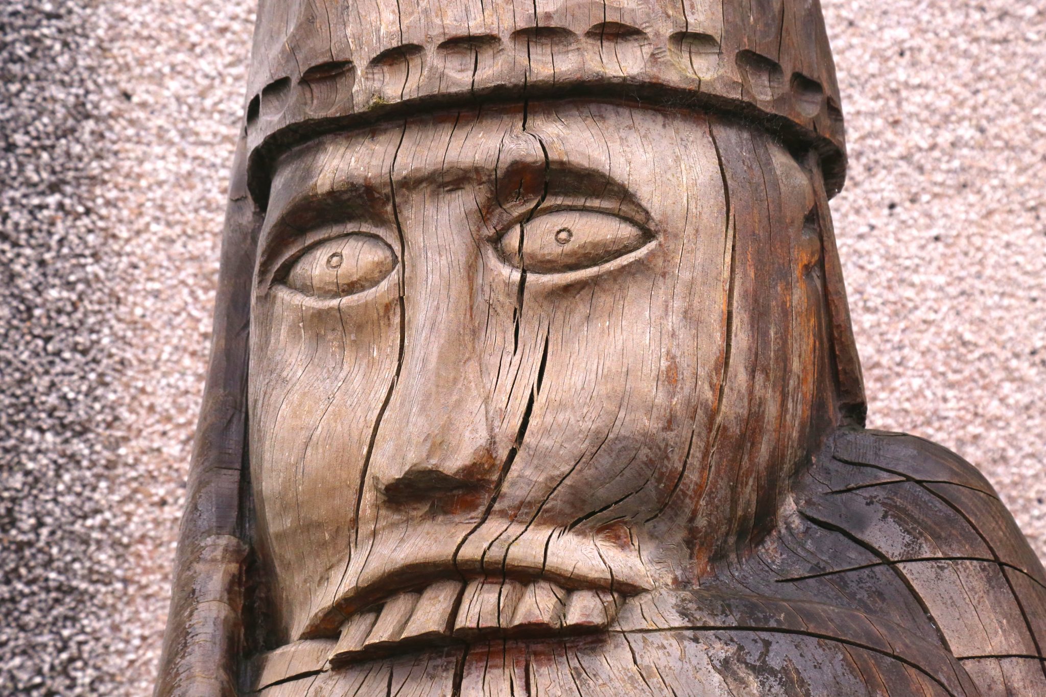 Berserker sculpture, Lewis, Scotland