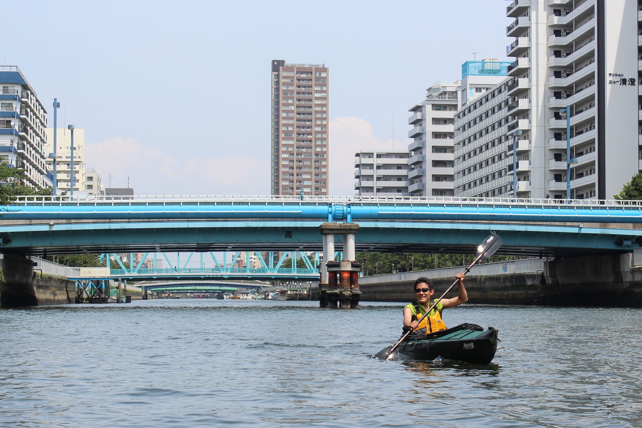 Kayaker, Tokyo, Japan