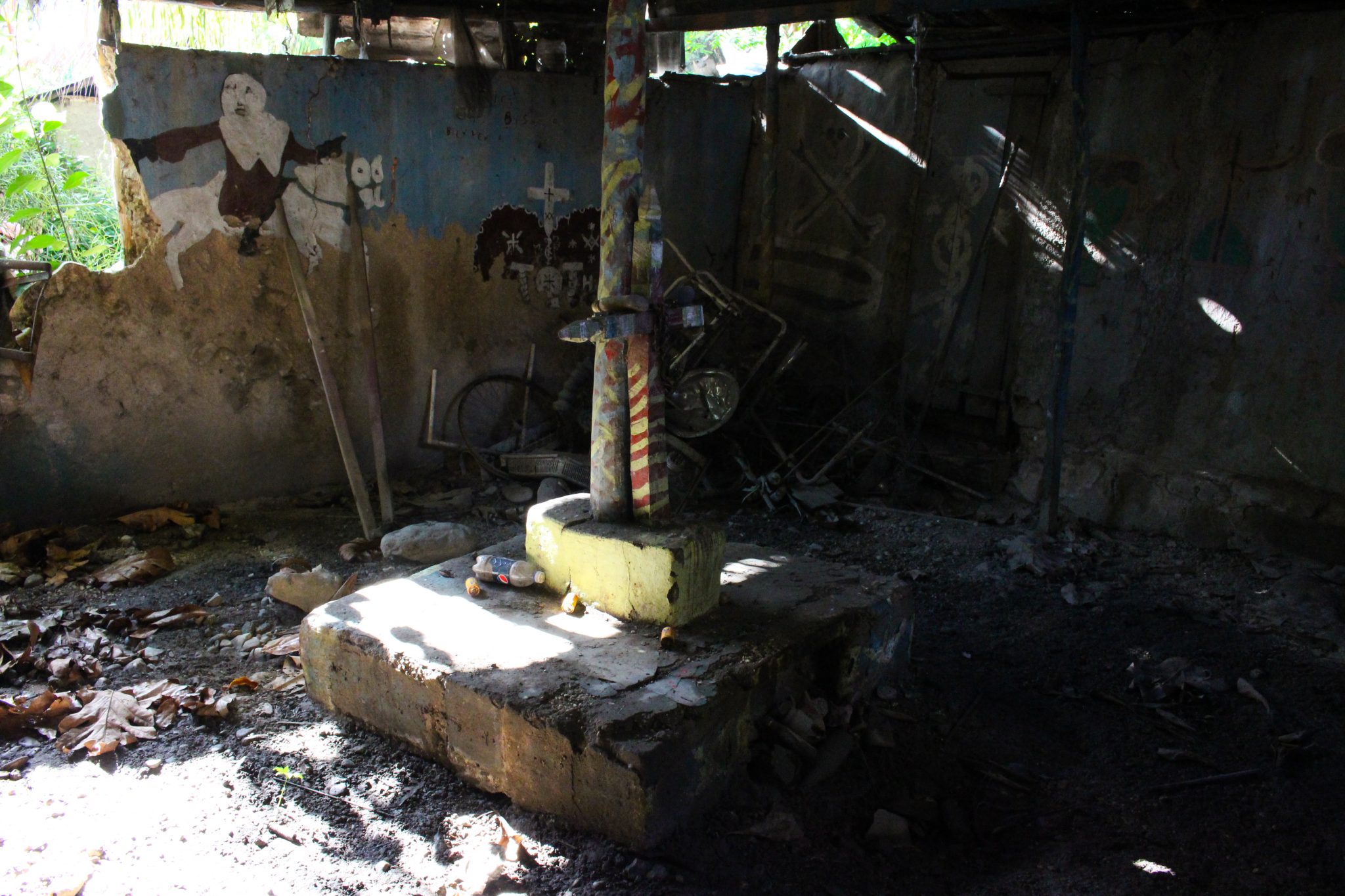 Vodou temple, Mountrouis, Haiti
