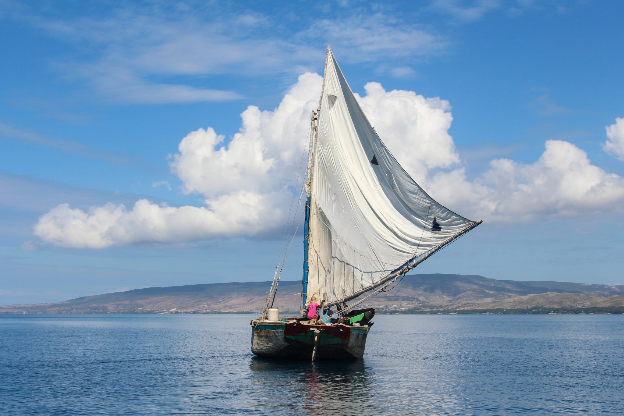 Salt boat, Montrouis, Haiti