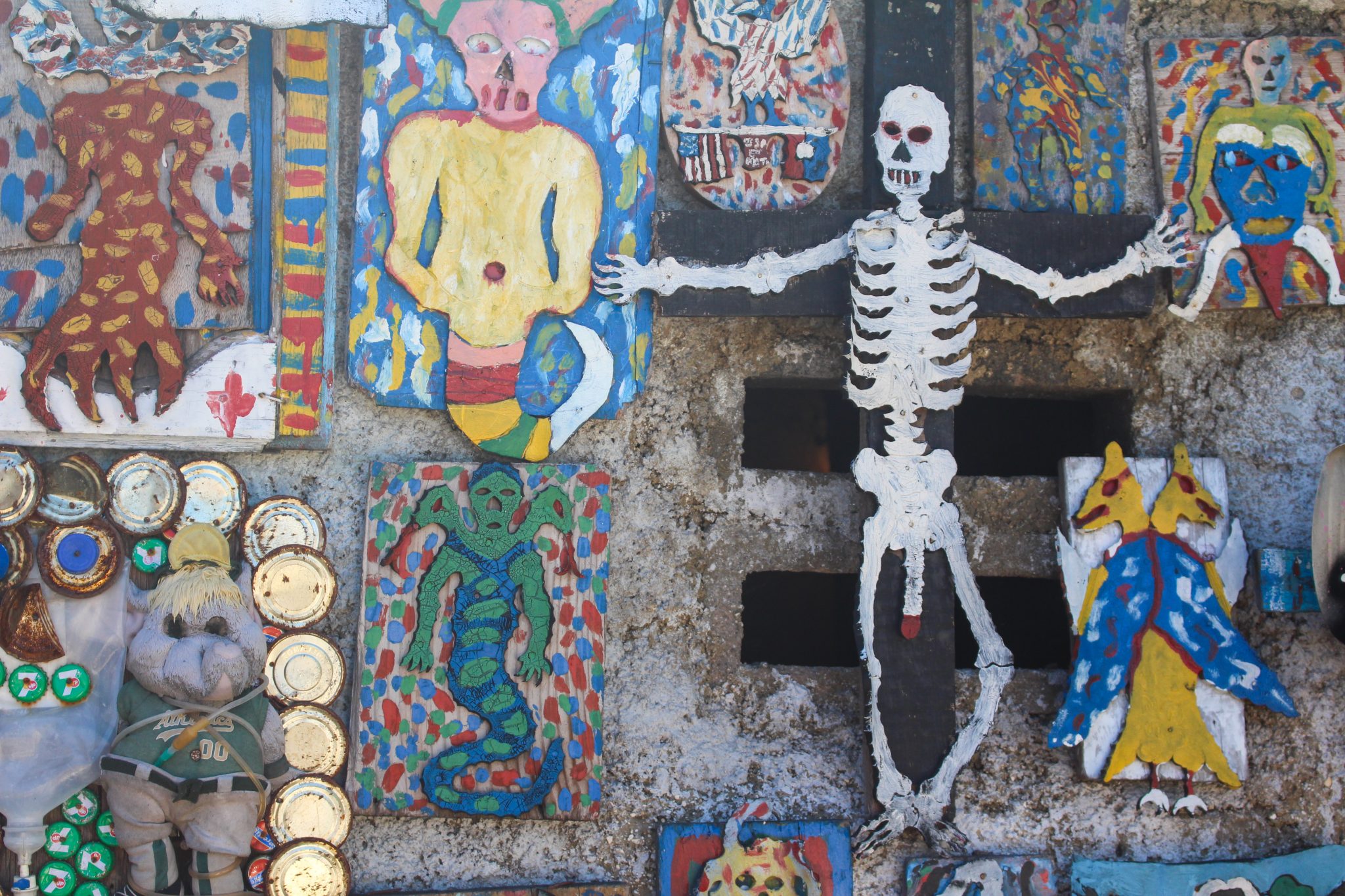 Vodou-inspired artwork, Noailles, Port-au-Prince, Haiti