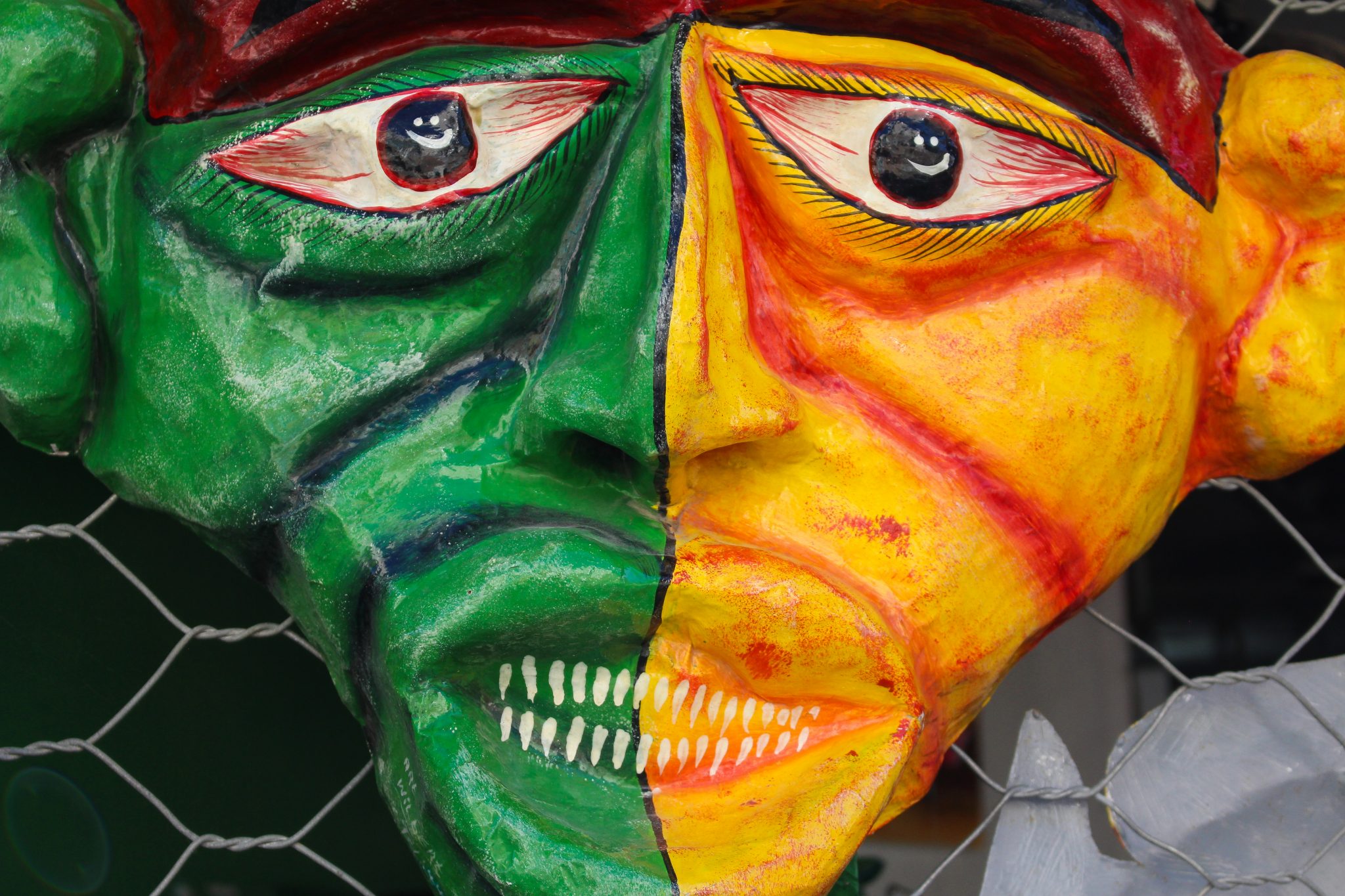 Papier-mâché mask, Jacmel, Haiti