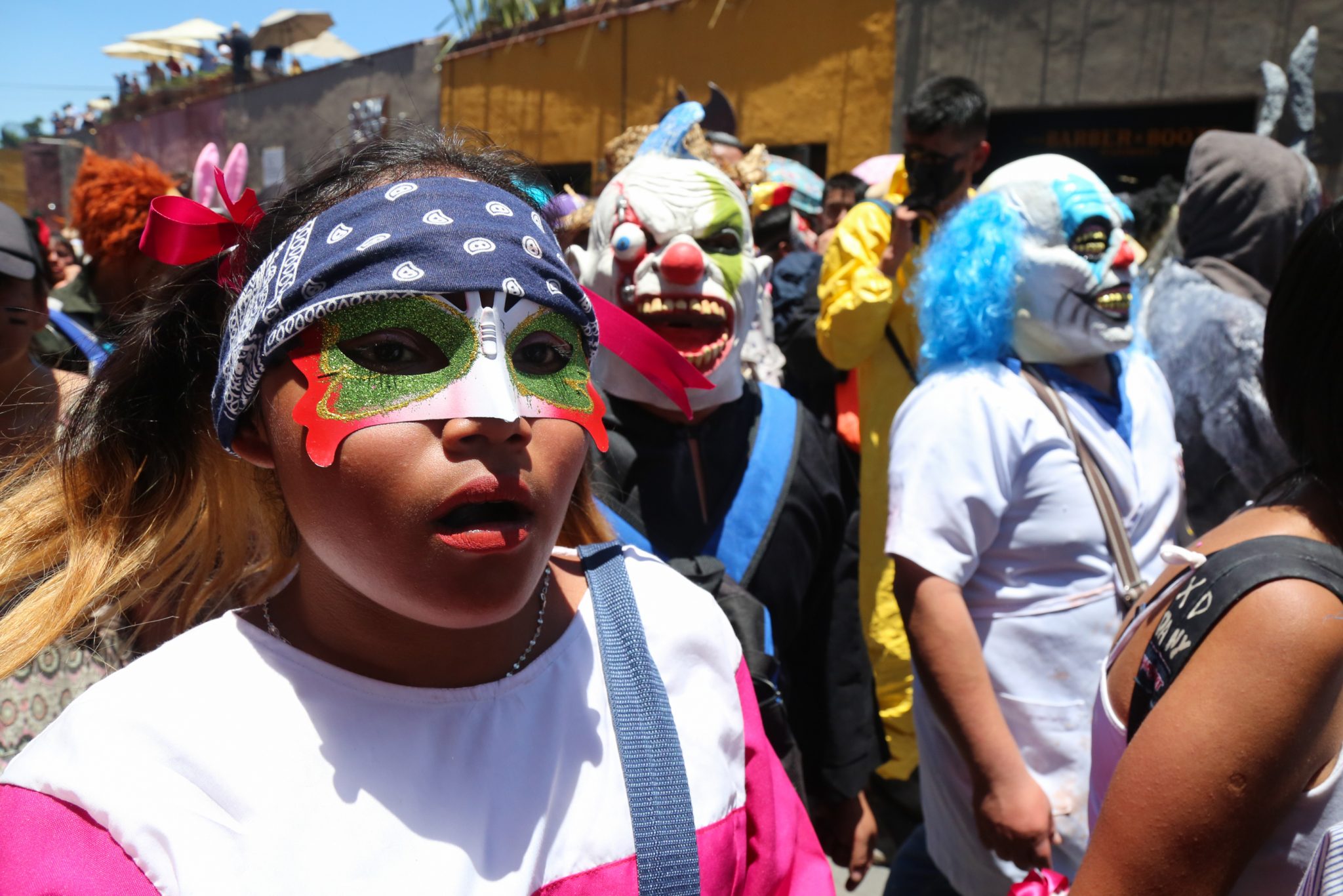 Locos parade, San Miguel de Allende, Mexico