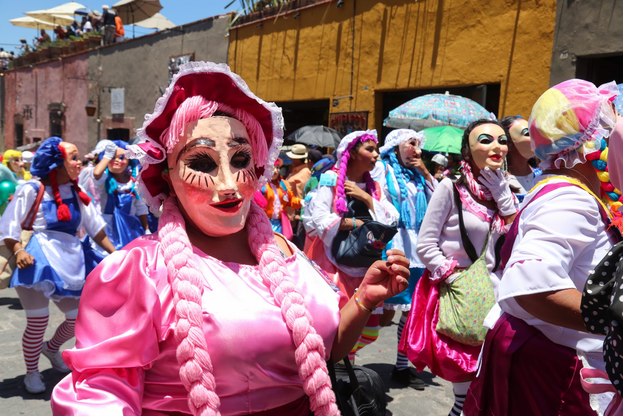 Locos parade, San Miguel de Allende, Mexico
