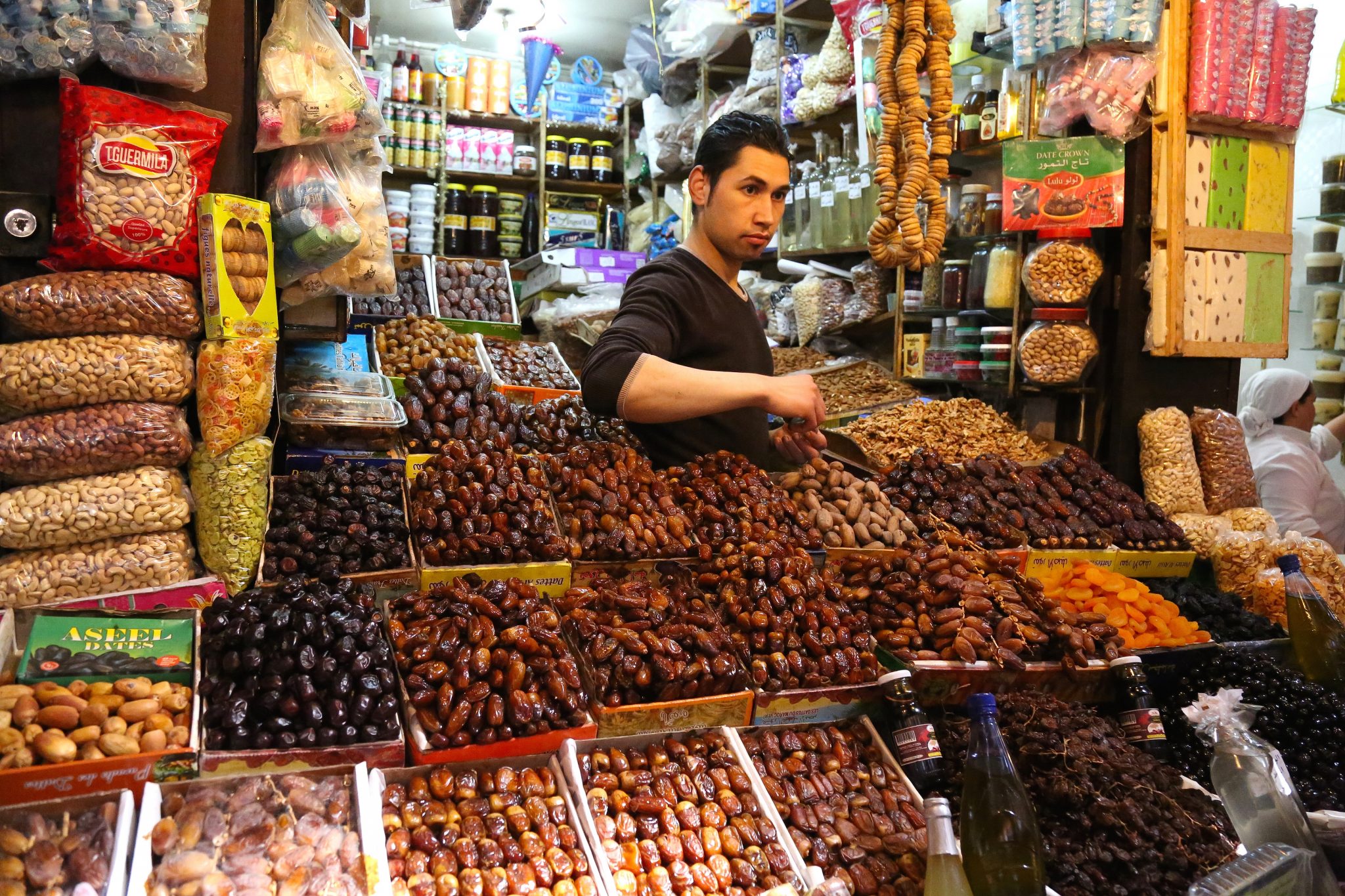 Fruit seller, Fez, Morocco