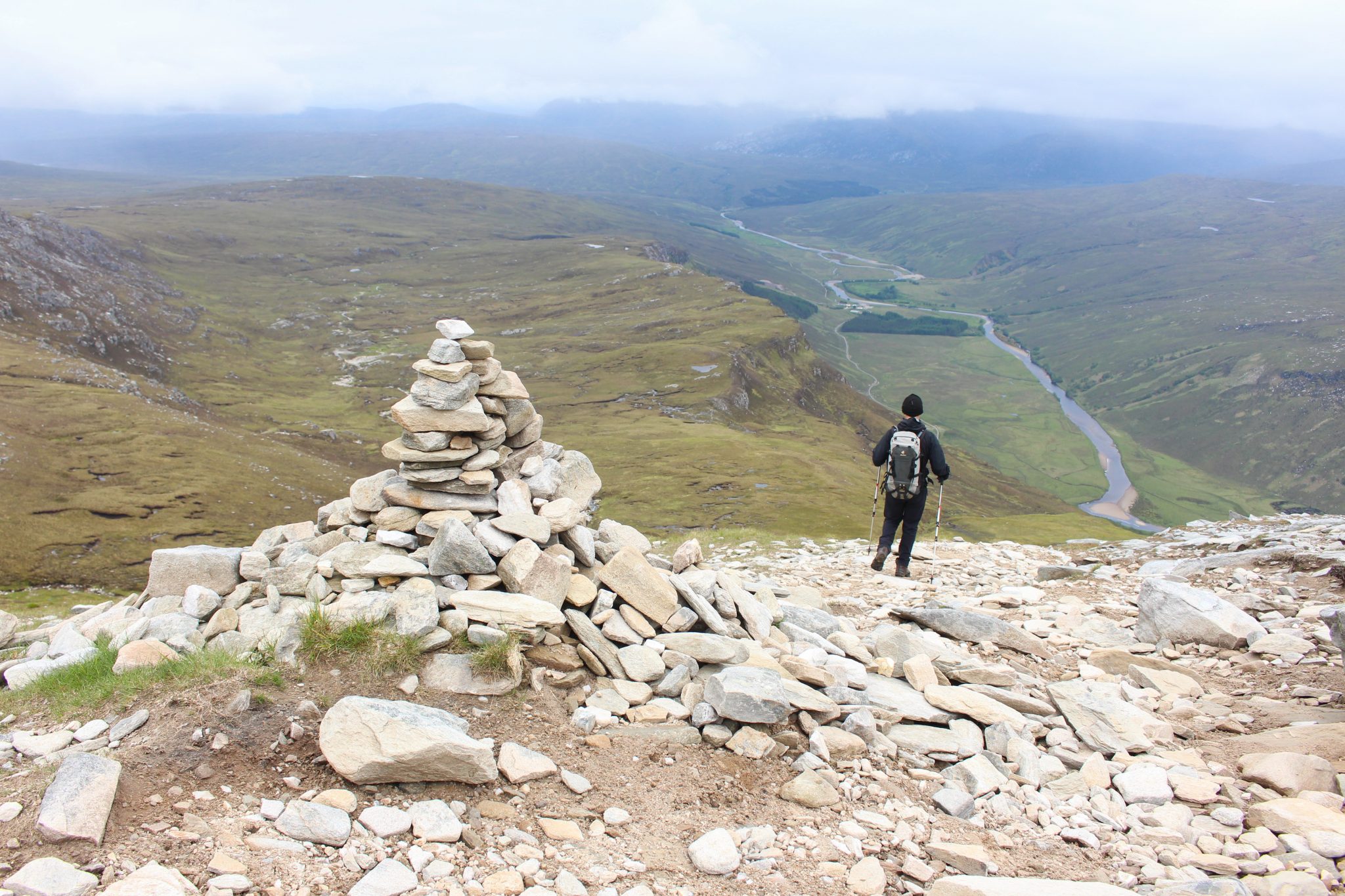 Hiker, Ben Hope, Scotland