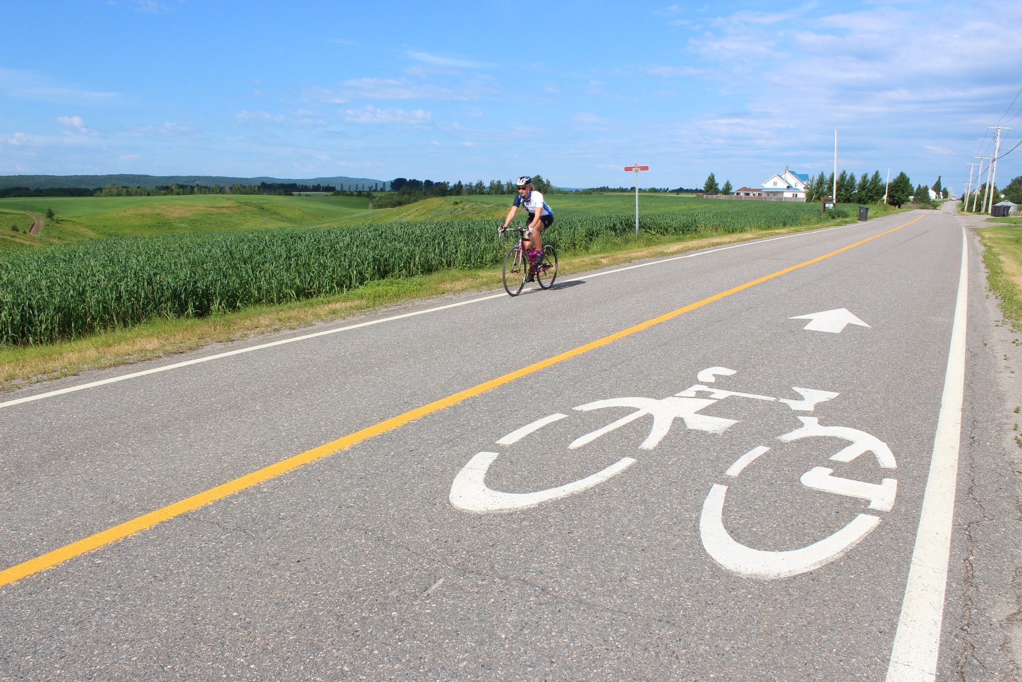 Cyclist, Quebec, Canada