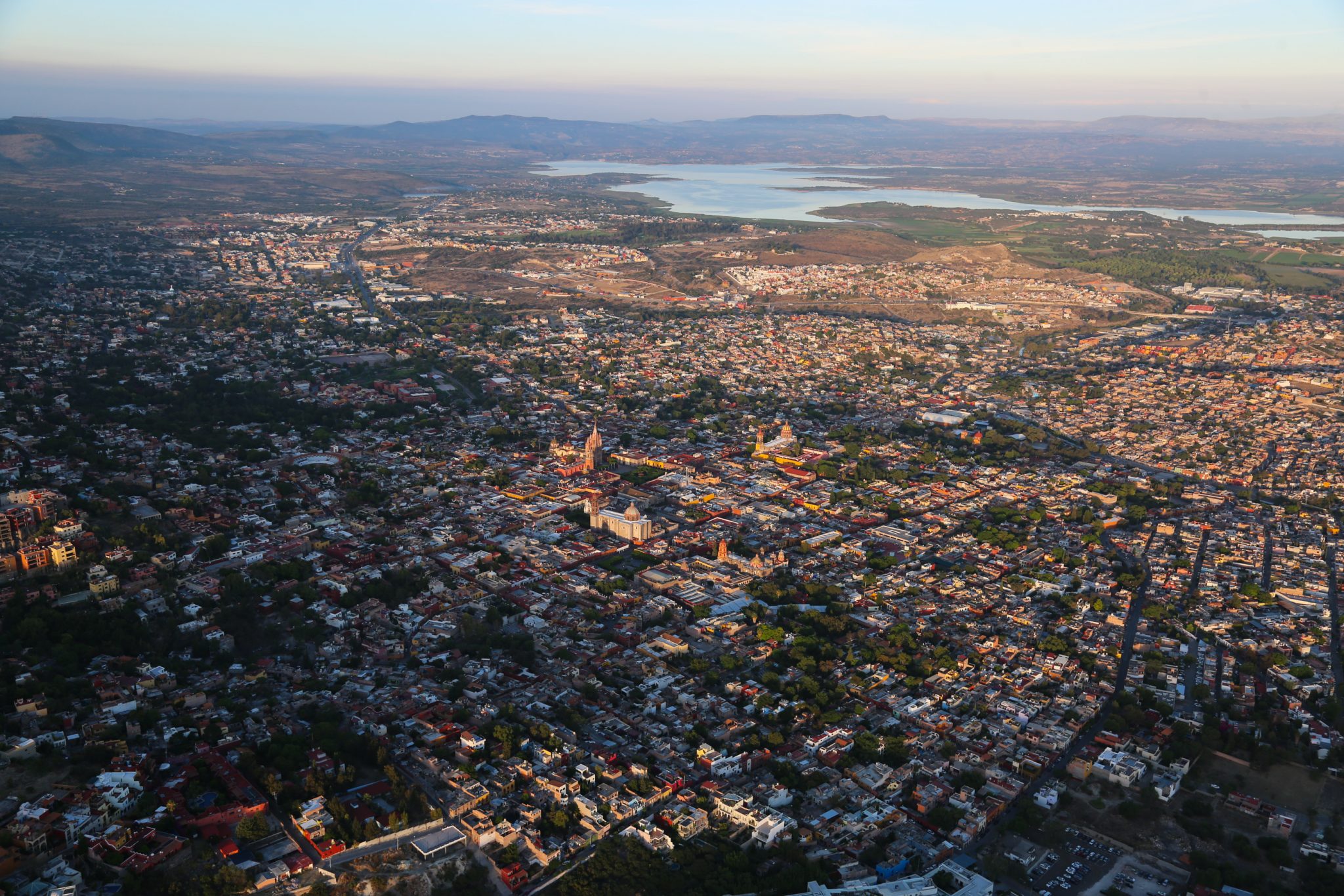 Aerial view, San Miguel de Allende, Mexico