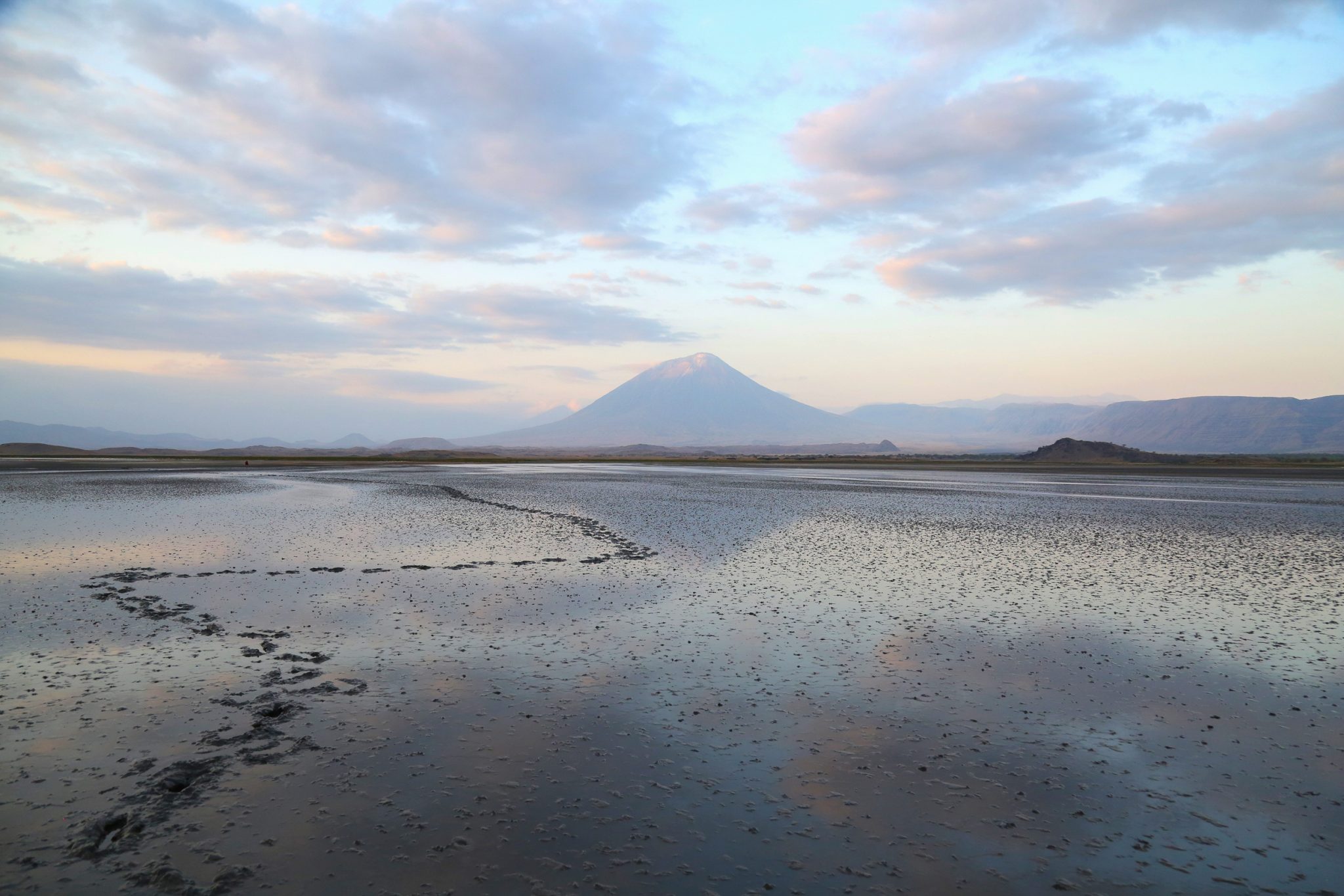Lake Natron and Lengai volcano, Tanzania