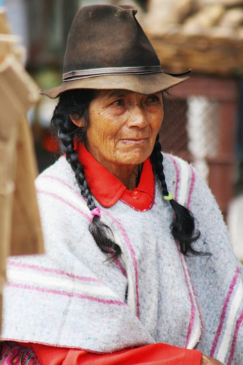 Local woman, Villa de Leyva, Colombia