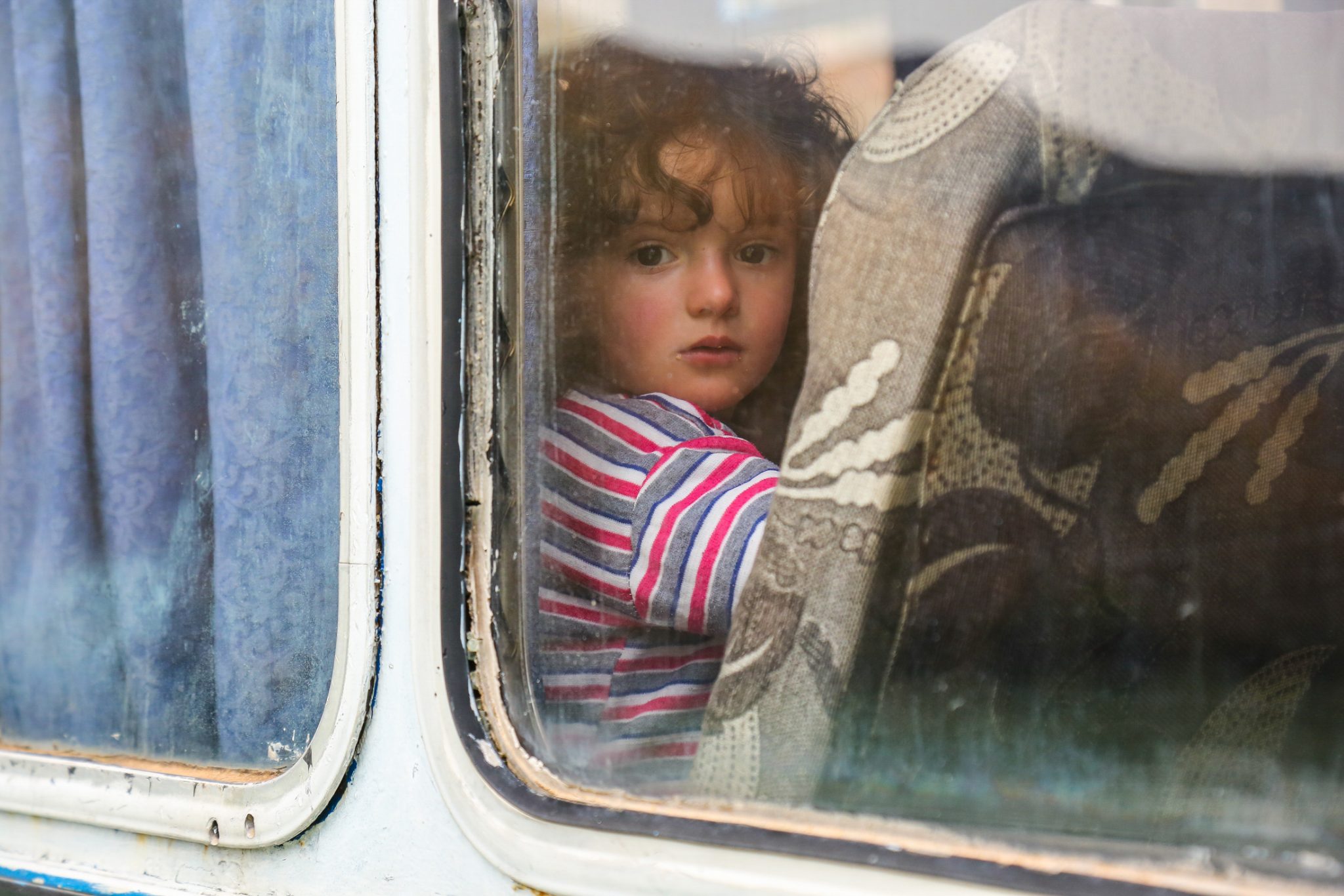 Local girl, Lake Komani ferry, Albania