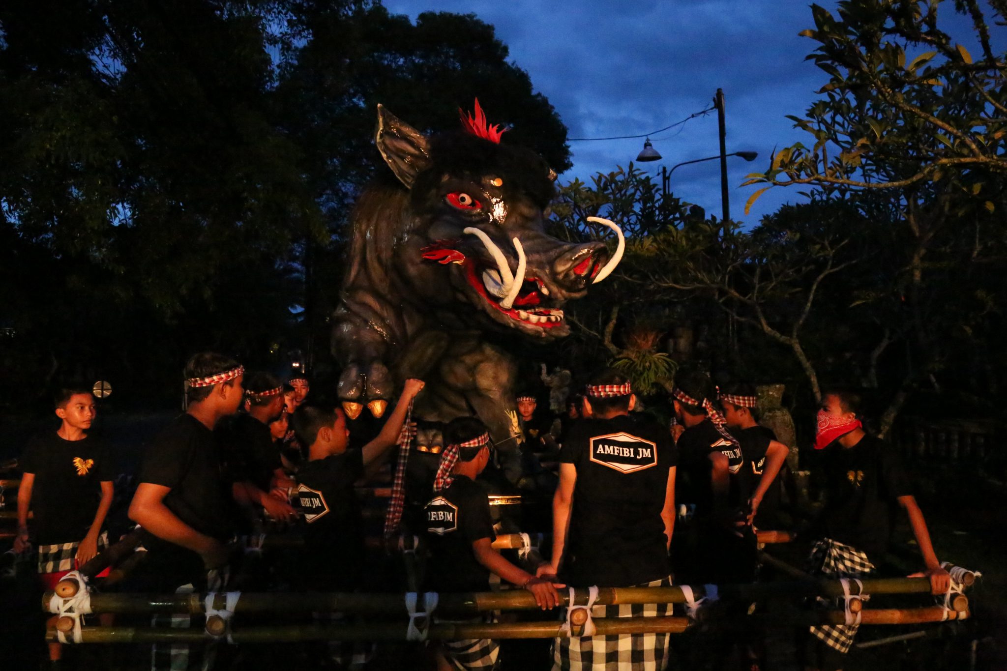 Ogoh-Ogoh parade, Bali, Indonesia