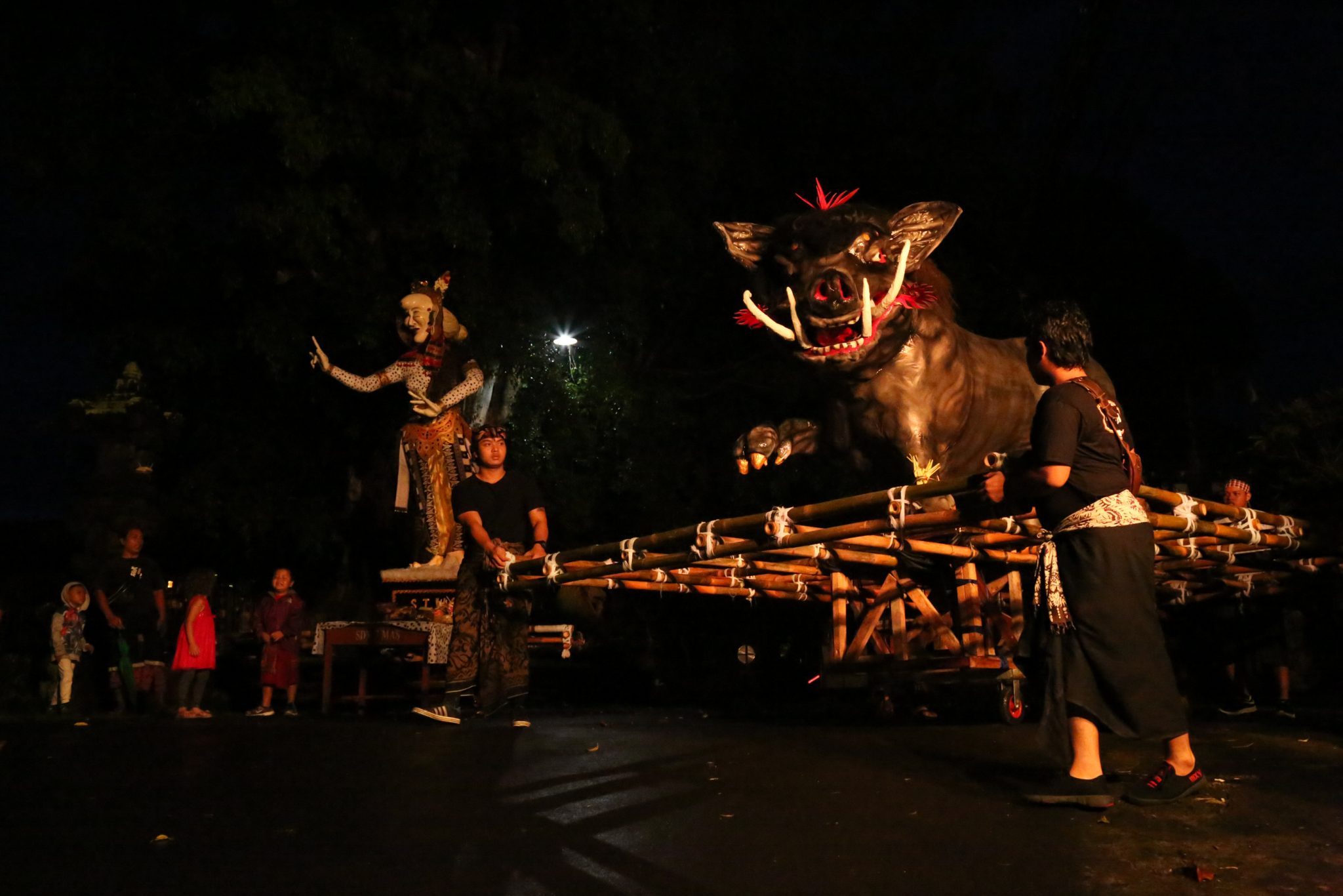Ogoh-Ogoh parade, Bali, Indonesia