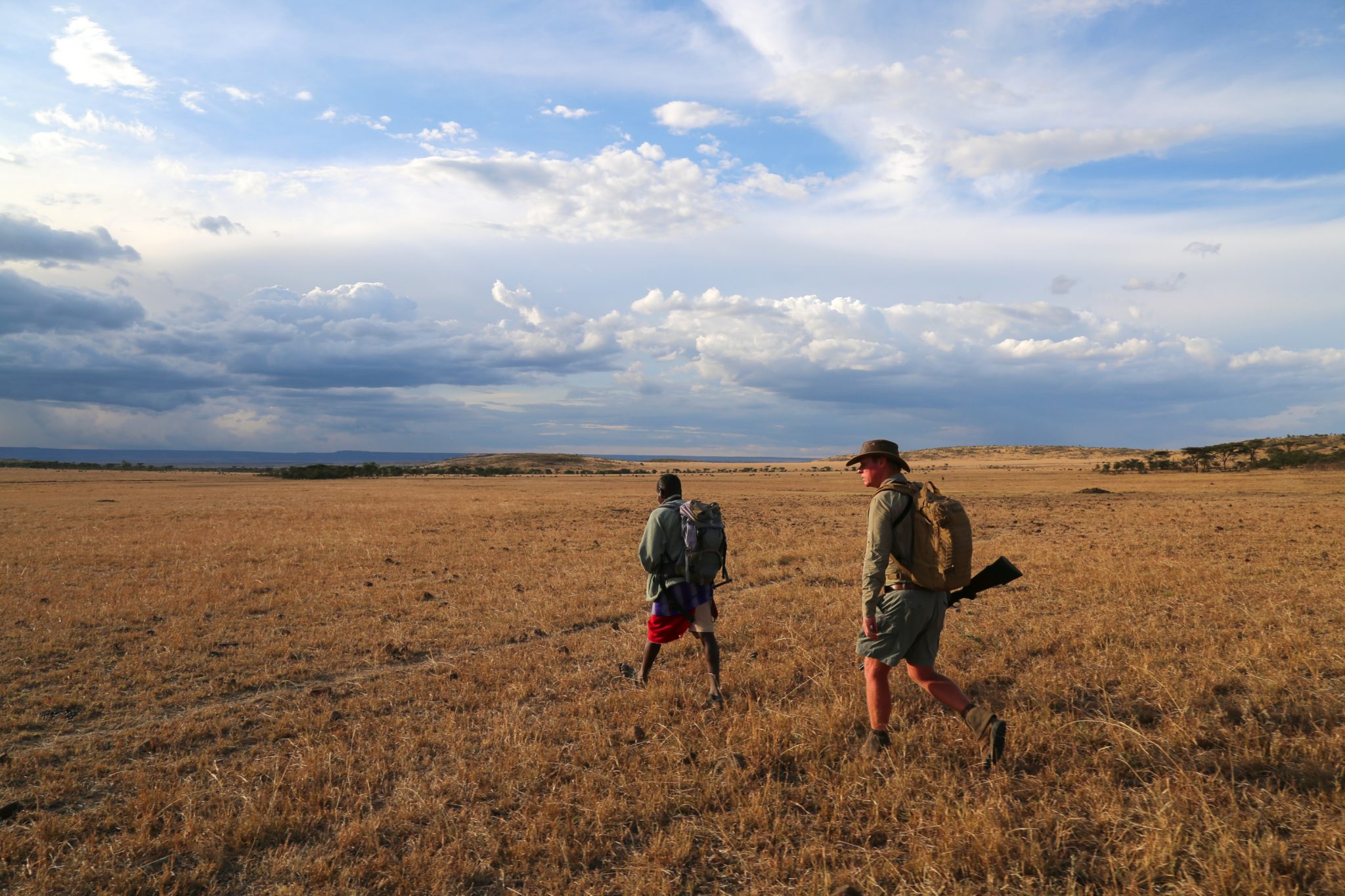 Roelof Schutte and Rakita Ole Shololo, Lemek Conservancy, Kenya