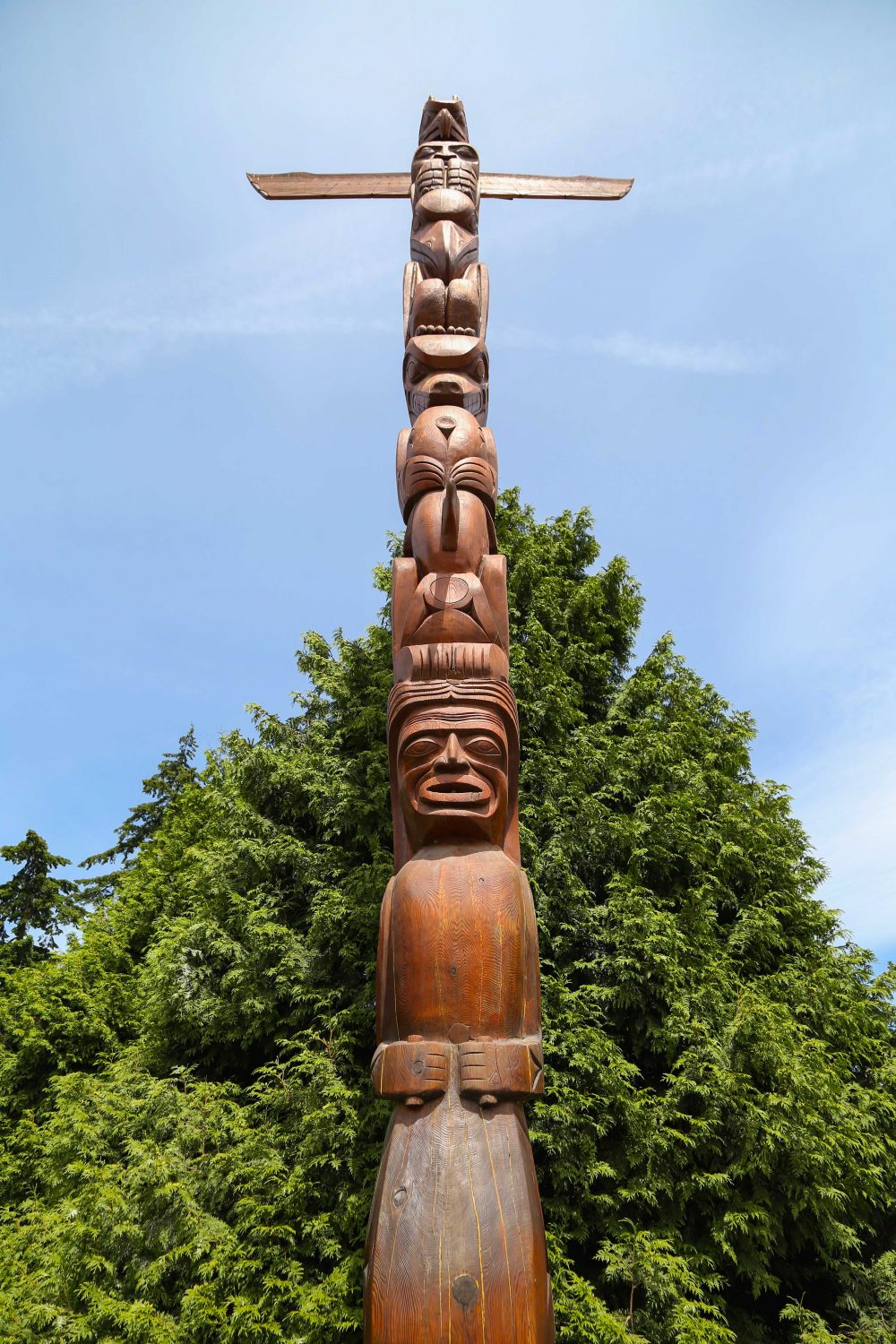 Totem pole, Vancouver, Canada