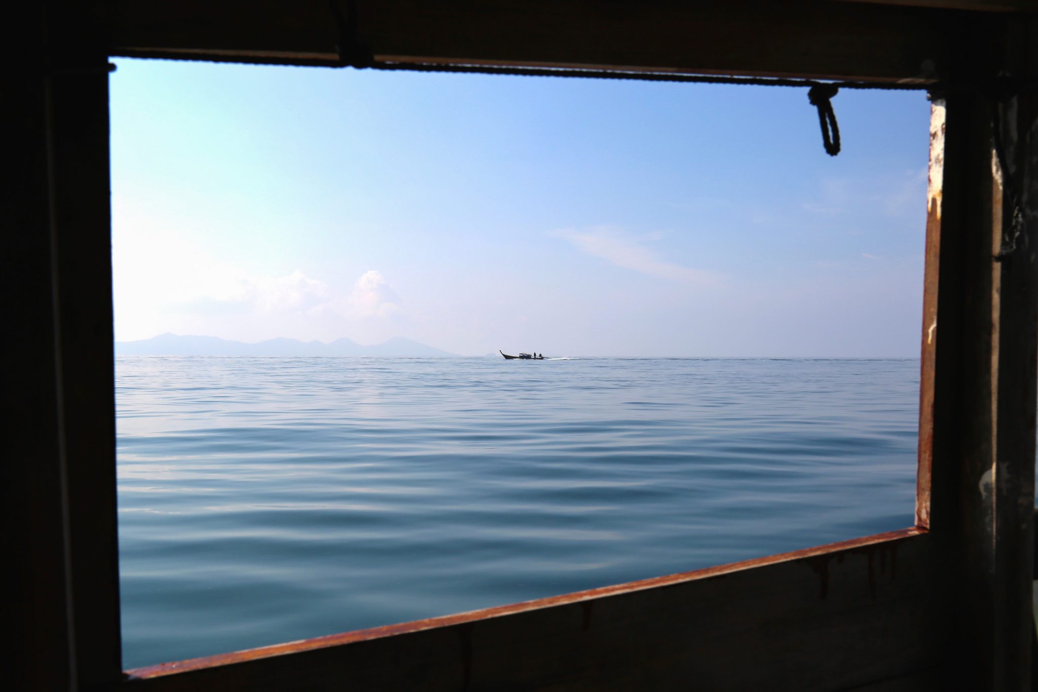 Boat, Andaman ocean, Trang islands, Thailand