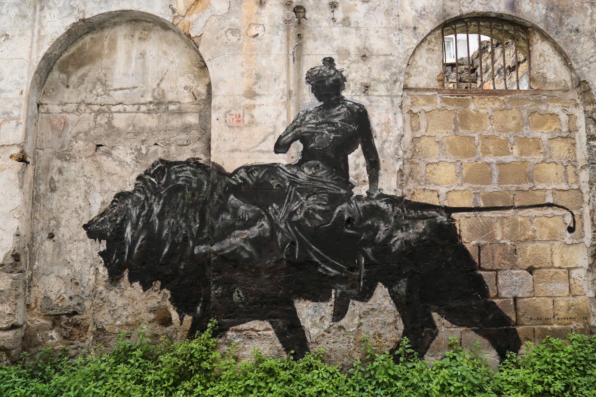 Graffiti, Palermo, Sicily, Italy