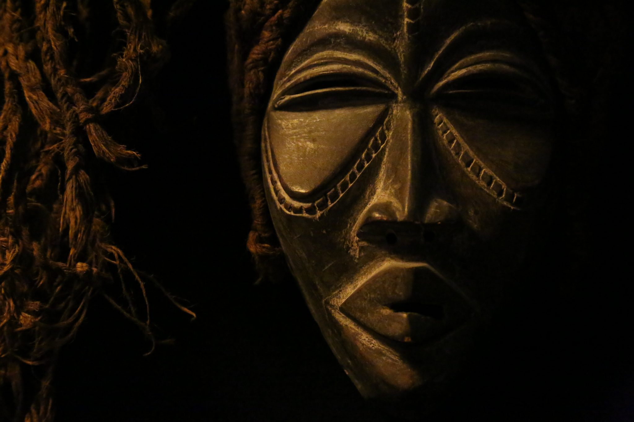 Mask, Antonio Pasqualino Puppet Museum, Palermo, Sicily, Italy