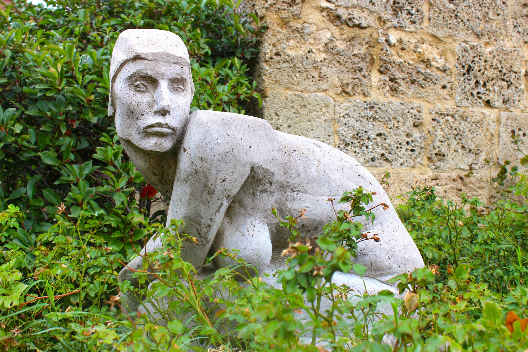 Sculpture, Certaldo, Tuscany, Italy