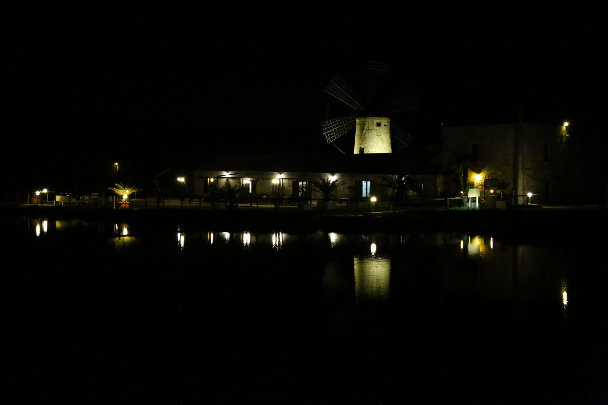 Windmill, Nubia salt flats, Sicily, Italy