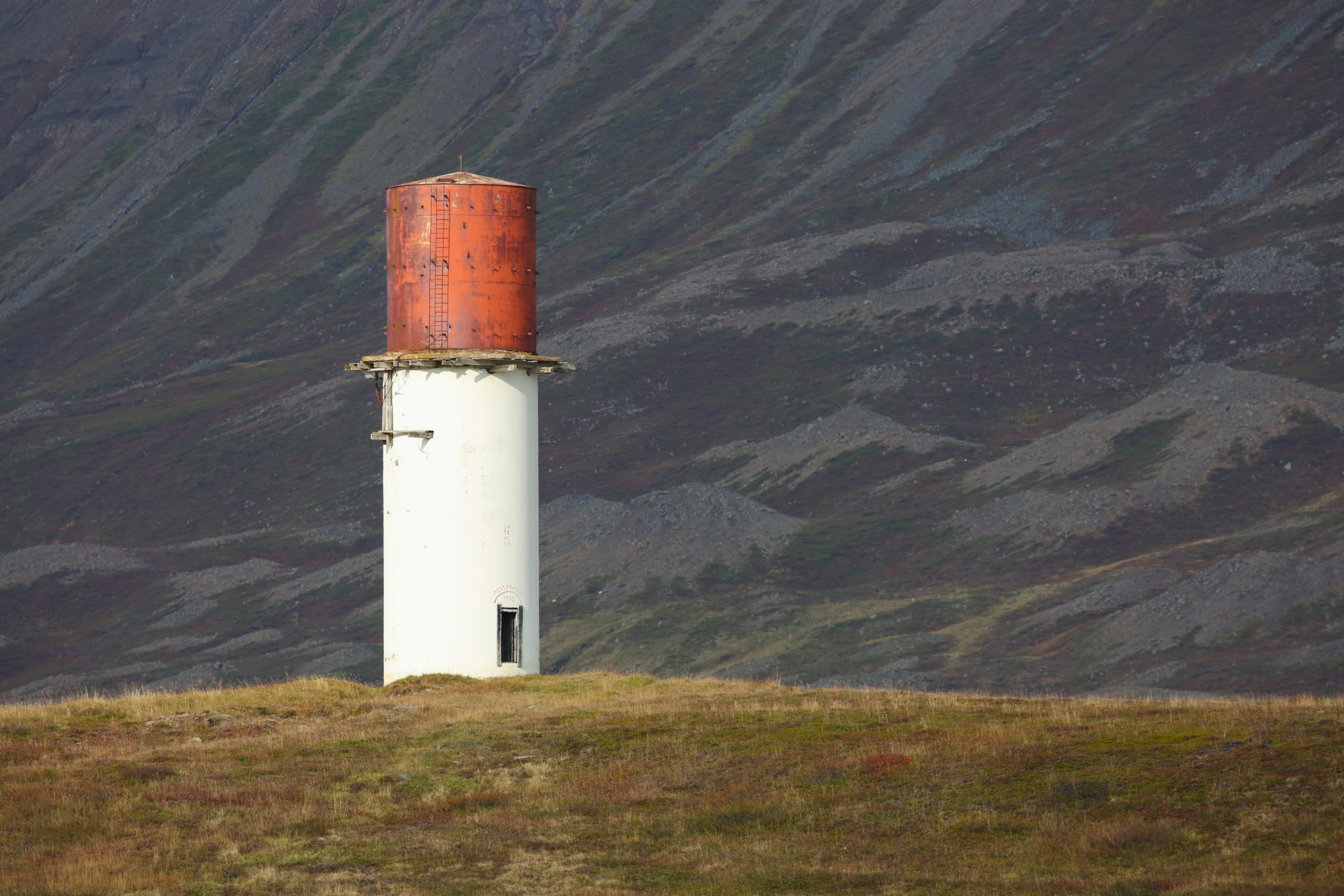 Silo tower, Tröllaskagi, Iceland