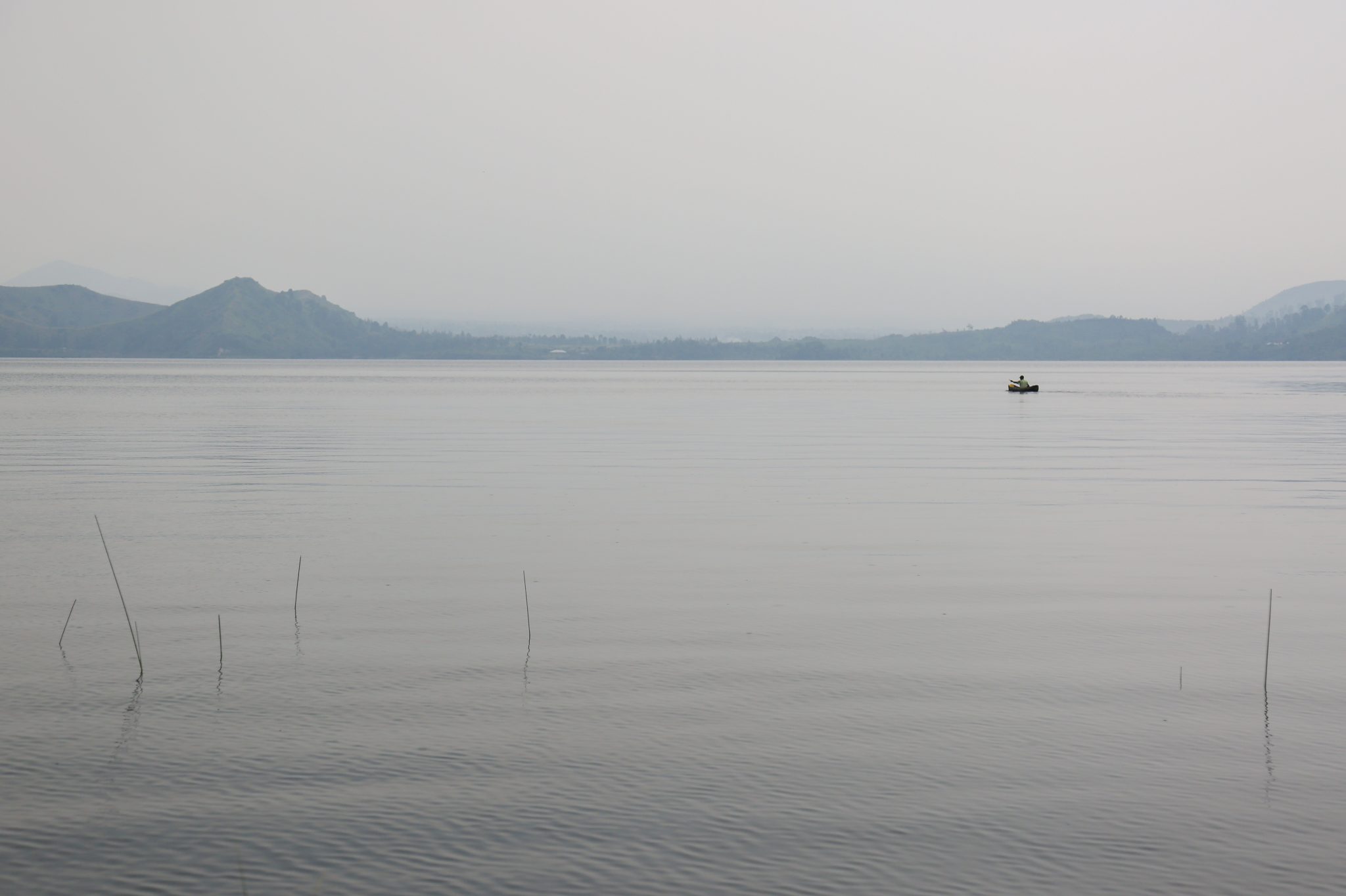 Fisherman, Lake Kivu, DRC