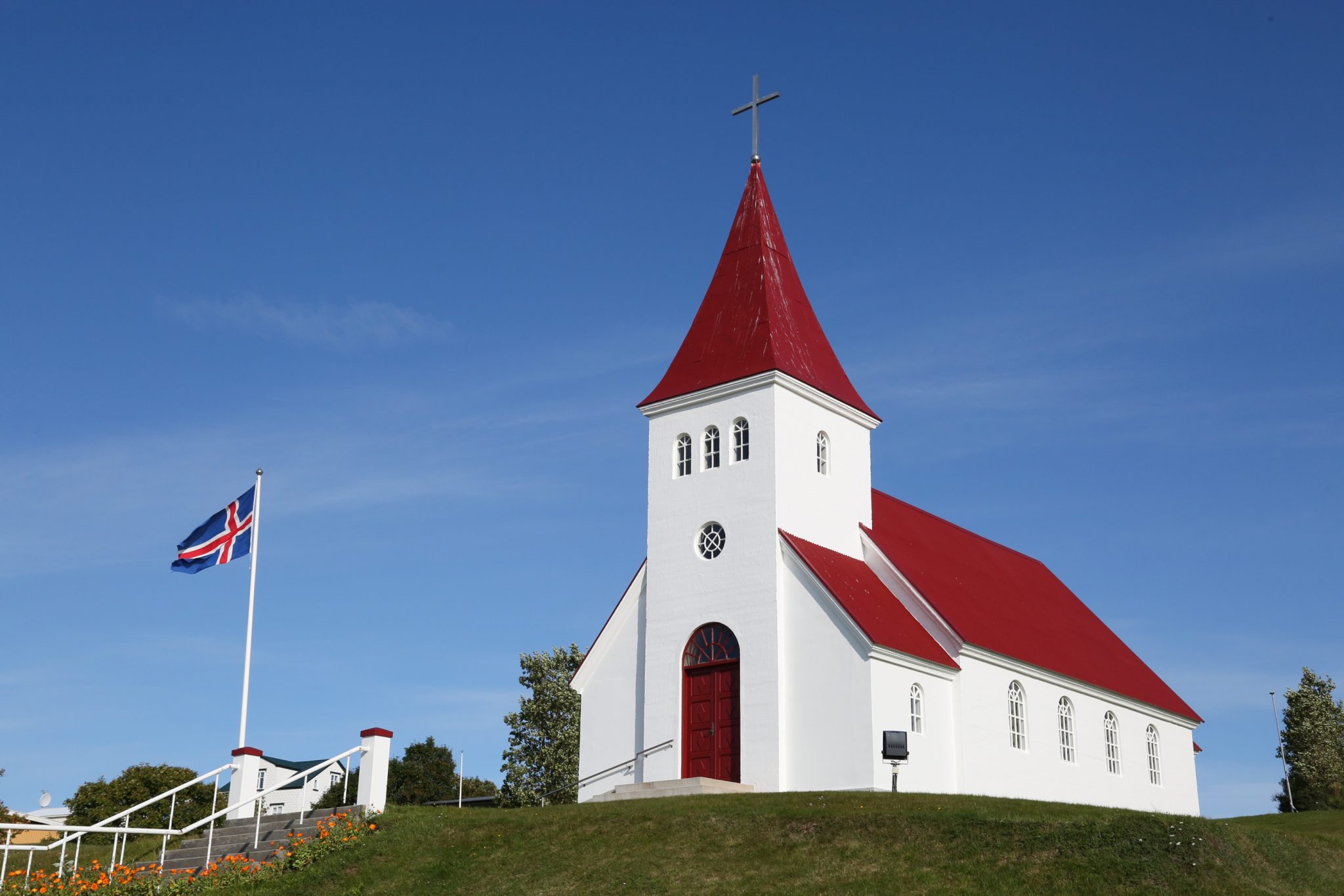 Church, Hrisey, Iceland