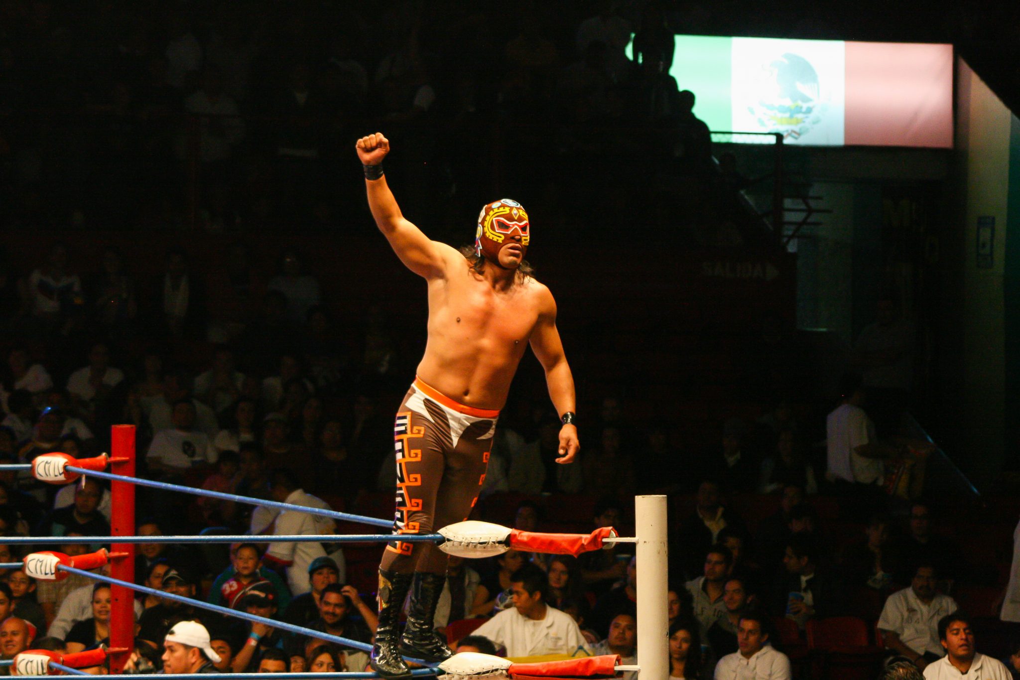 Lucha Libre wrestler, Arena Mexico, Mexico City