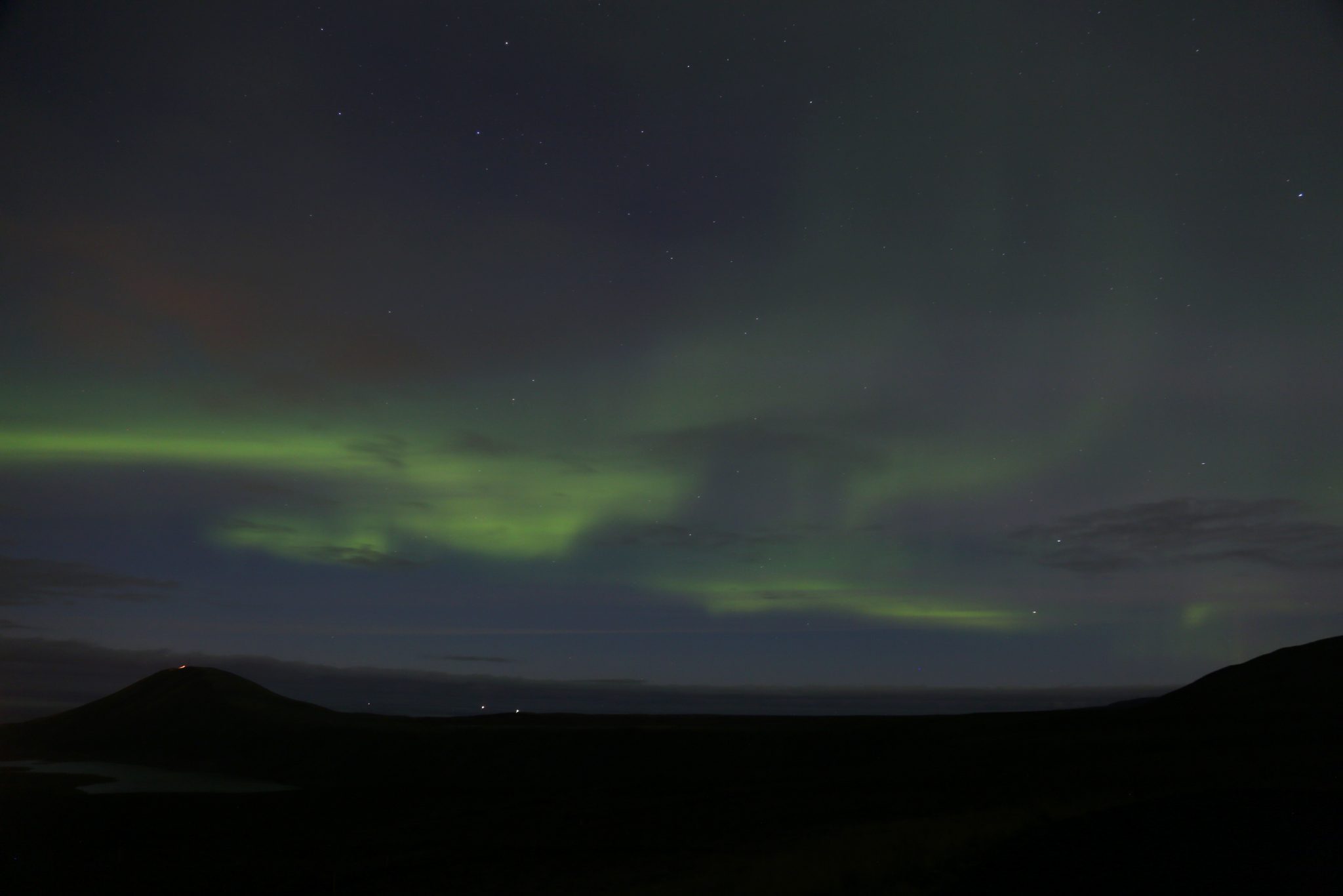 Northern lights, Húsavik, Iceland