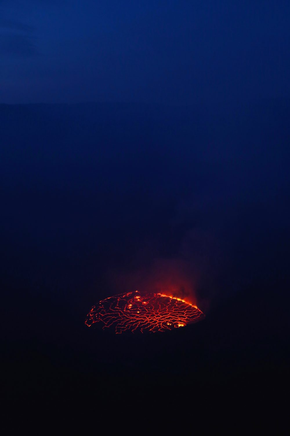 Lava lake, Mount Nyiragongo, DRC